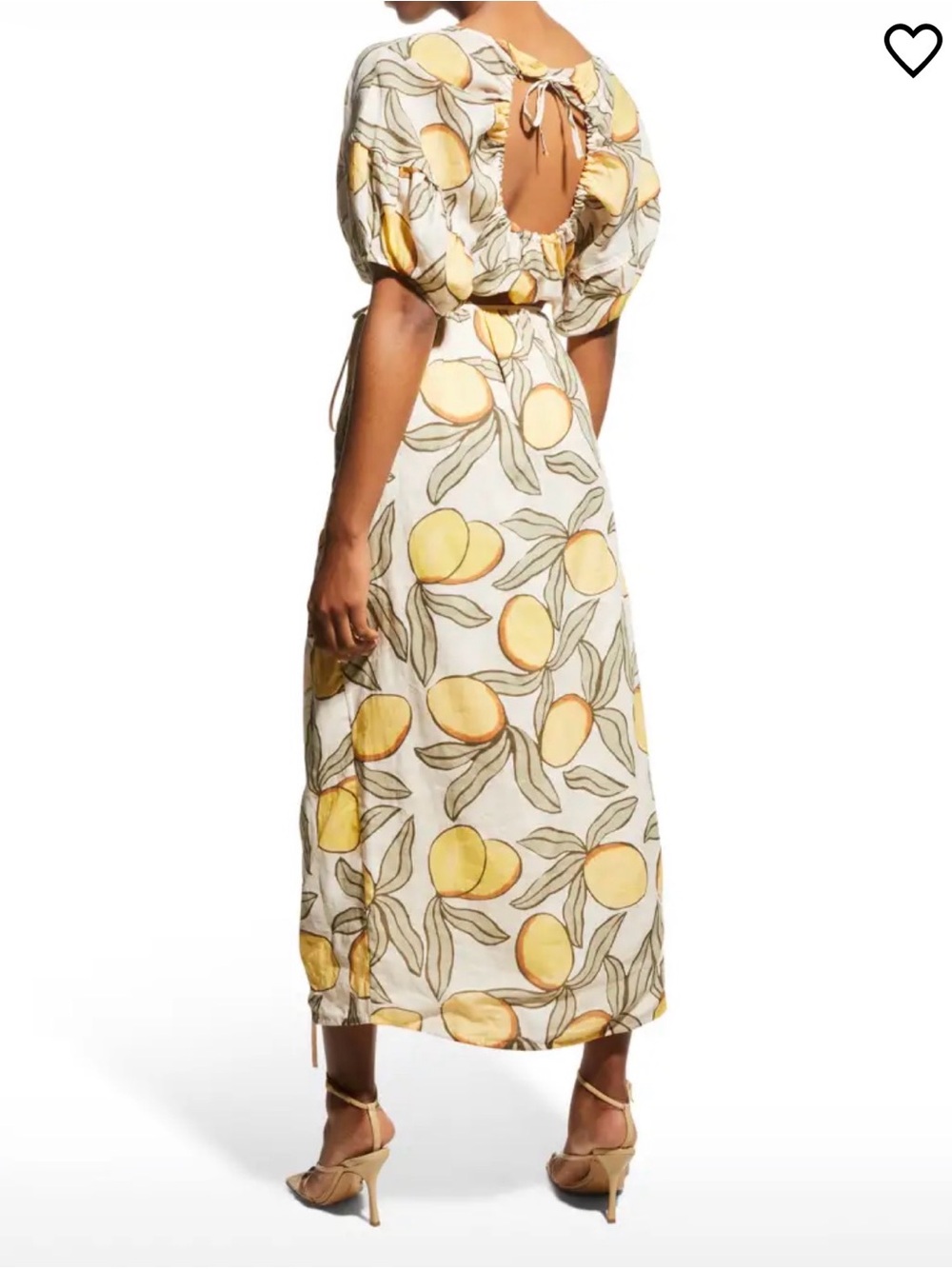 Ladies large nwt rebecca Taylor lemon print two piece outfit